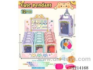 Doll+wallet key chain 12PCS