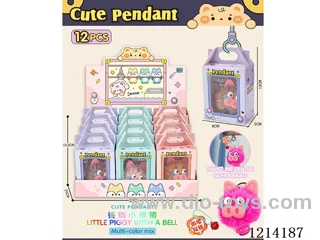 Doll key chain with bell 12PCS