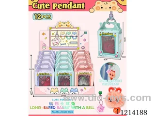 Doll key chain with bell 12PCS