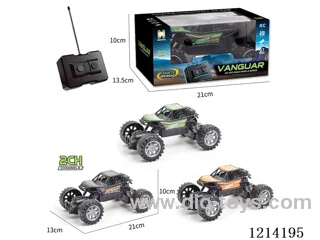 27MHz 2ch rc Alloy Climbing Car (orange/green/black 3 color mix, not included battery)