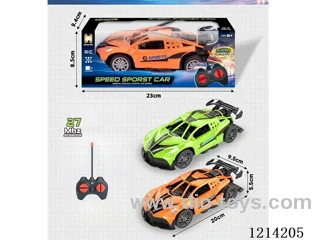 27MHz 4ch rc Bugatti (Orange/Green 2-color mix, not included battery)
