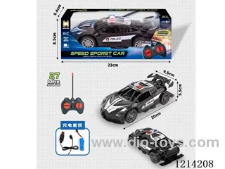27MHz 4ch rc Bugatti Special Police Roadster (included battery)