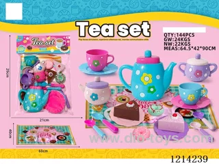 (24PCS) Tea set D + carpet