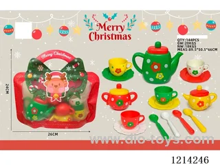 (18PCS) Christmas Tea Set C