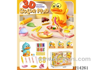 colored clay machine set