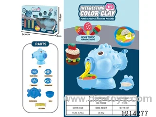 colored clay machine set