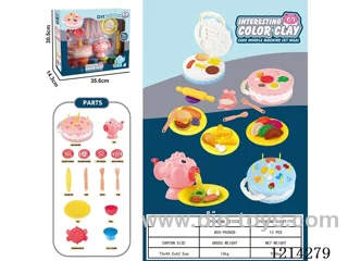 colored clay machine set