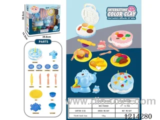 colored clay machine set