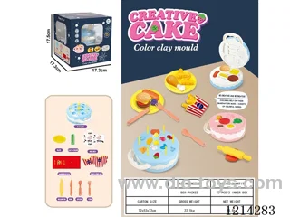 colored clay machine set
