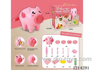 colored clay machine set