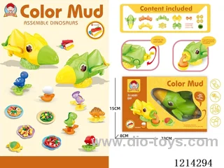 colored clay machine set