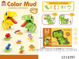 colored clay machine set