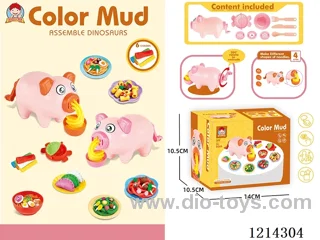 colored clay machine set