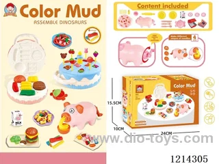 colored clay machine set