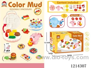 colored clay machine set