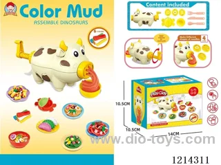 colored clay machine set