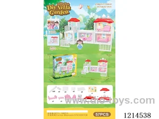 DIY villa set57PCS