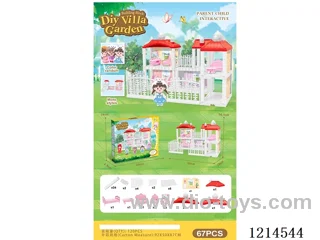 DIY villa set67PCS