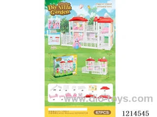 DIY villa set67PCS