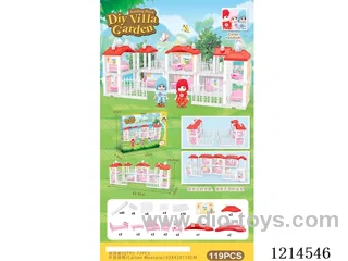 DIY villa set119PCS