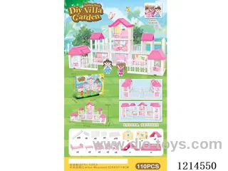 DIY villa set110PCS