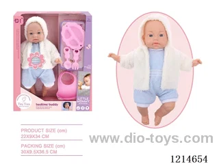 14 inch Cotton Body Doll Eco-friendly 12-voices