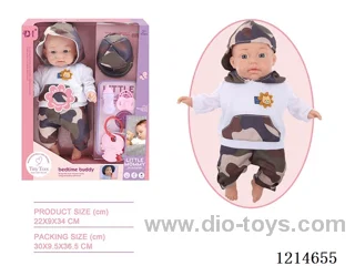 14 inch Cotton Body Doll Eco-friendly 12-voices