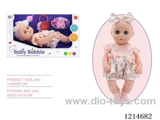 12 inch Blinking Doll (Eco-friendly)
