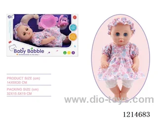 12 inch Blinking Doll (Eco-friendly)