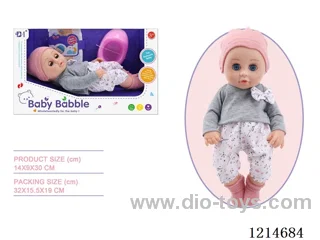 12 inch Blinking Doll (Eco-friendly)