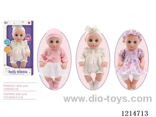 12 inch Blinking Doll (3 Mixed) (Eco-friendly)