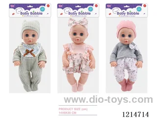 12 inch Blinking Doll (3 Mixed) (Eco-friendly)