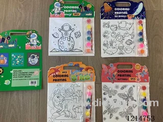 Watercolor Painting(3PCS+6paints +1pen)