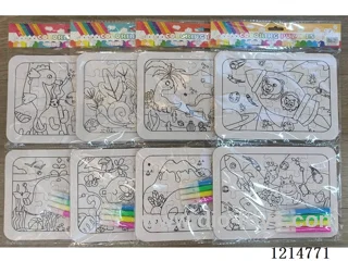 Medium-Colorful Puzzle(2PCS+4pens)