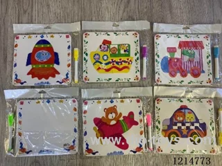Puzzle Board(1 piece, both sides + 1 pen)