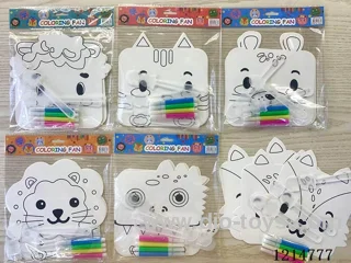 Fan Doodle 3(3 pieces + 4 pens)
