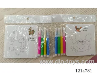 Card Doodle (Arabic)(4PCS+4 pens)