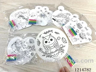 Fan Doodle (1 piece + 4 pens)