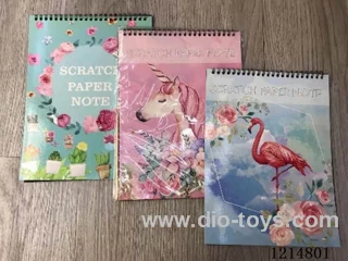 Large - Scratch Painting (Horse. Bird. Flower(8+2)