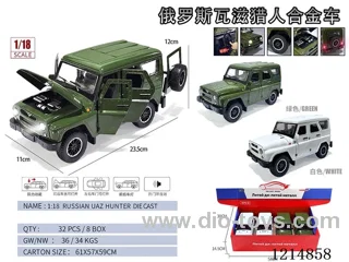 1: 18 Pull-back alloy car W L/M(4PCS)