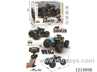 4WD Big Wheel RC Alloy Climbing Car with Camera (Included Battery)