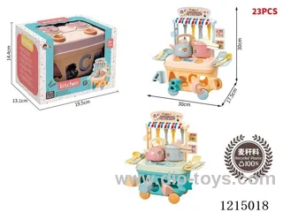 Straw material kitchen tableware set