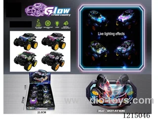 Big wheel inertia stunt car W L/M (2 models 2 colors mixed)