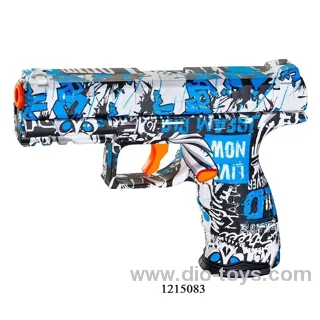 Manual soft water bullet gun in color box