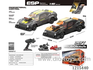 1:16 2.4G Full Scale 4WD RC Car w/ESP Gyro + Lights Included Battery