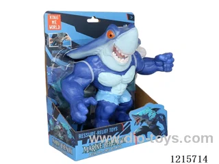 Soft plastic animal - big flat shark