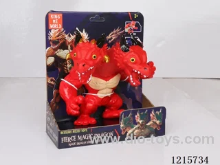 Soft plastic animal-small two-headed dragon