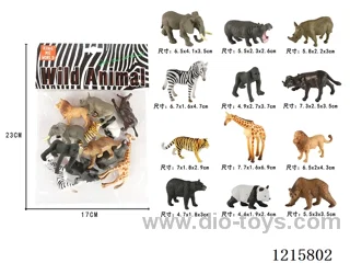 4 inch Animal PVC Pouch