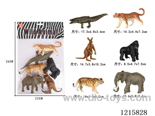 6 inch Medium Wild Animal
