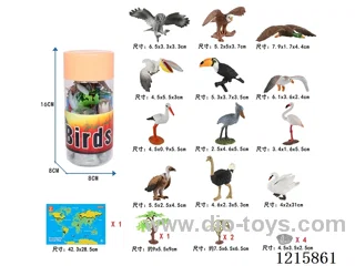 4 inch Birds Set